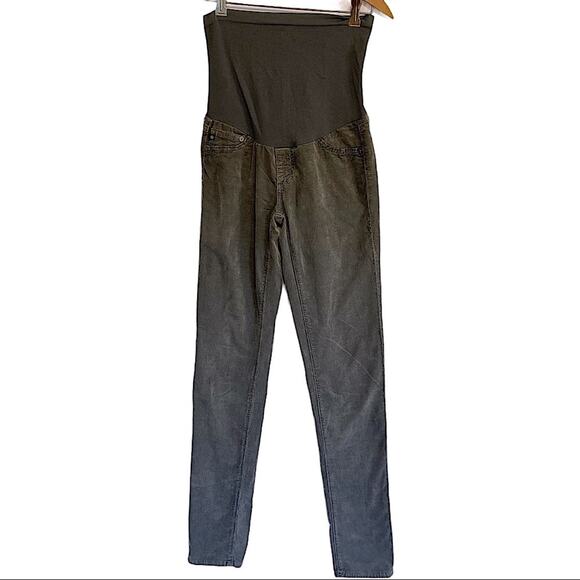 AG Adriano Goldschmied Skinny Grey Corduroy Jeans Pants Maternity Size 27 - Picture 1 of 9